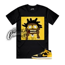 1 New Love Black Varsity Maize Yellow White 2025 T Shirt Match Match PB