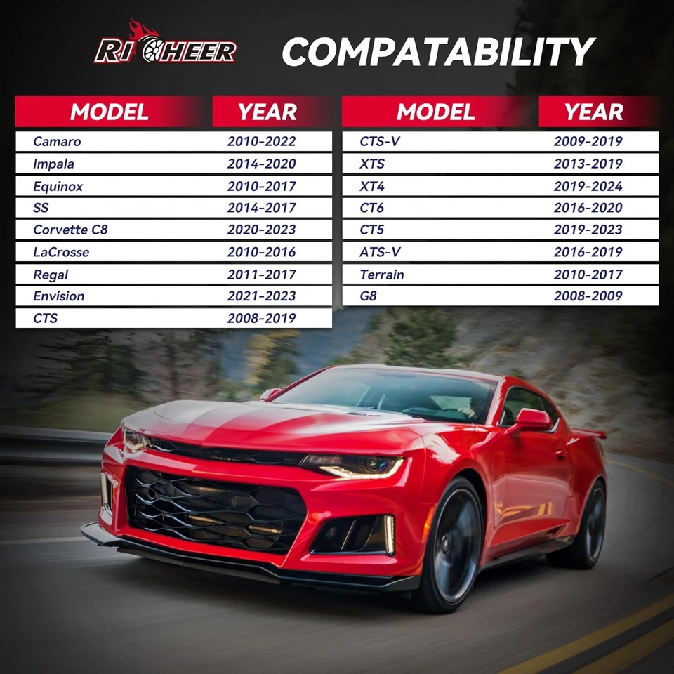 4 piezas espaciadores de rueda centrados en el cubo de 1,5" 5x120 para Chevrolet SS Malibu Impala Camaro Foto 2 de 4