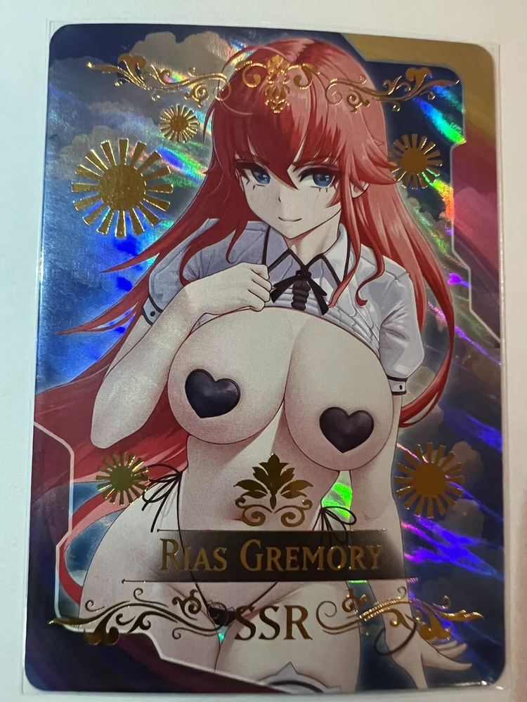 RIAS GREMORY High school DxD SSR Goddess Story Anime Waifu Card Foil Doujin ACG