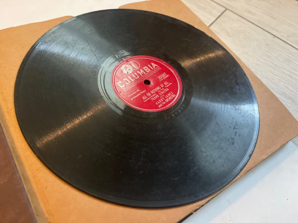 HARRY JAMES ~ 9 Records in Sleeve/Box ~ COLUMBIA 78rpm 10" VTG Orchestra - Image 4 of 4