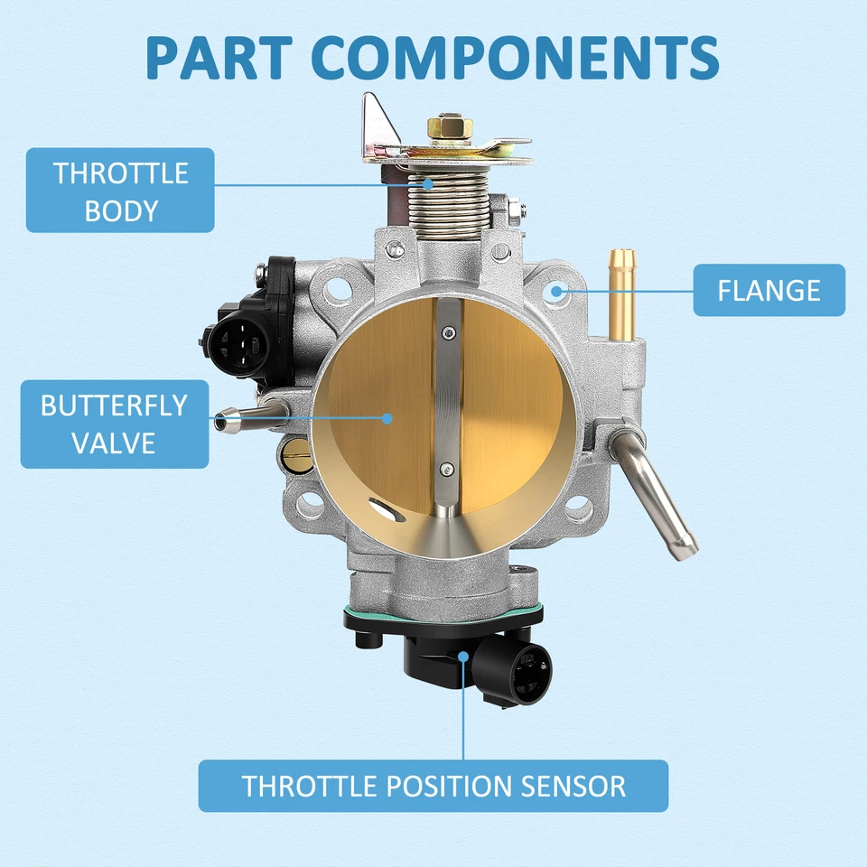 Cuerpo del acelerador 70 mm para Honda S2000 Civic Prelude Accord Integra 309-05-1050 Foto 3 de 4