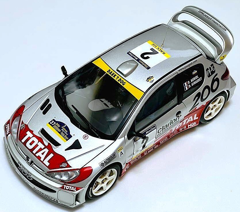 ミニカー AUTO art Peugeot 206 WRC 1/18 Autoart 1/18 Autoart 1/18 AUTO art Peugeot 206 WRC 1/18 AUTO