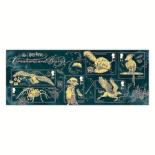 GB 2023 SC 5093 HARRY POTTER CREATURES & BEINGS MULTI 1st (6) MINISHT MNH OG VF