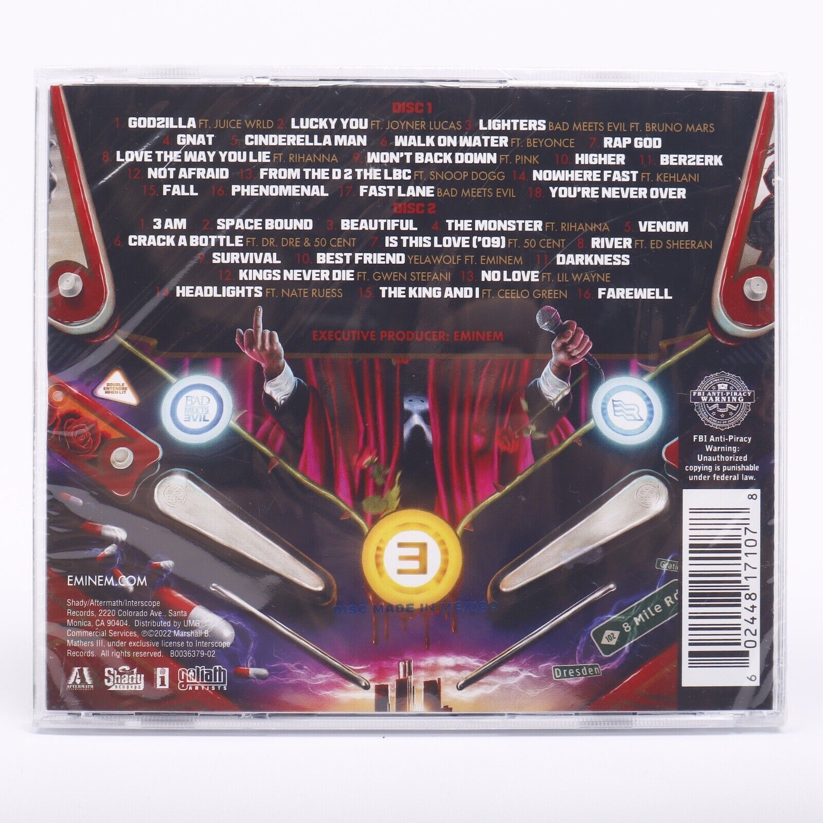 EMINEM Curtain Call 2 NEW 2CD Set Compilation Hype Sticker 2022 Shady