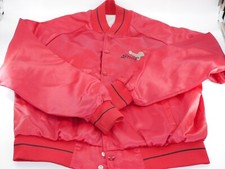 Vintage Horizon Sportswear Snap On Tools Size Large Jacket Made in USA Satin Red