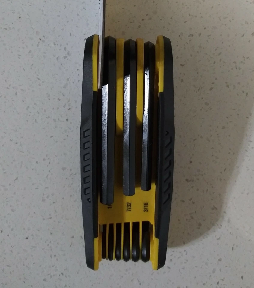 STANLEY STHT71801 9- Piece Folding SAE Hex Key Tool Set,  0016 - Image 2 of 4