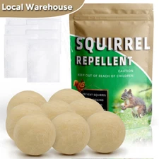 Chipmunk Repellent Outdoor, Natural Squirrel Repeller, 8-Pack