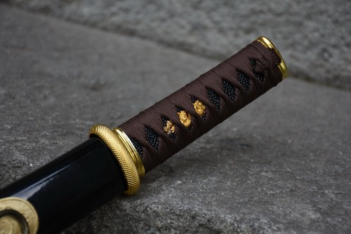 Japan Ninja Tanto Samurai Short Katana High CarbonSteel Sharp Battle Sword #1311 - Picture 4 of 12