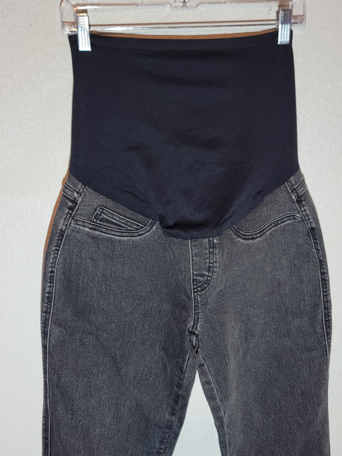 levis maternity jeans womens size large cropped stretch selvedge