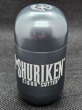 Shuriken Cigar Cutter - GUNMETAL Finish - Minnesota Seller NEW