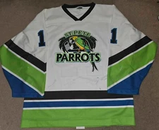 Chris Cerella St. Pete Parrots 2002-03 Game Worn Used Jersey ACHL