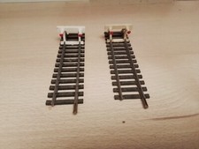 JOUEF HO. REF 475/2. 2 RAILS BUTOIRS ACIERS. 10,5CM. POINTE ROUGE