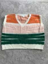 Pinch Chenille Stripe Vest Women's size S