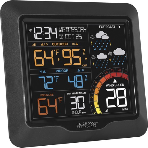 La Crosse Technology Color Wind Speed Weather Station Model 3271417 757456085111 eBay
