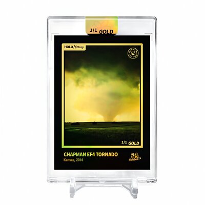 CHAPMAN EF4 TORNADO Kansas, 2016 Holo Gold Card 2023 GleeBeeCo #CHKN-G 1/1