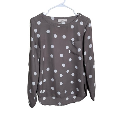 loft polka dot shirt