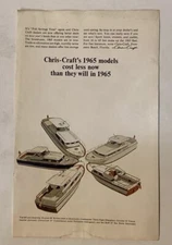 1965 Chris Craft Constellation Commander Roamer Cavalier Original Color Ad  #16