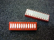 GRAYHILL Switch 12-Position UNSLD DIP Rocker SPST 0.15A @ 30VDC **NEW** Qty.1