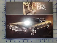 1972 Dodge Polara Monaco Brochure Folder