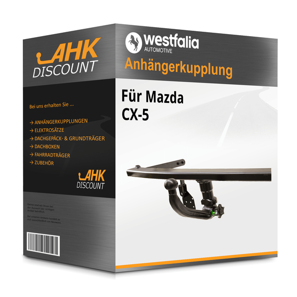 für Mazda CX-5 11.2011-02.2017 Westfalia AnhäNgerkupplung Abnehmbar NEU-image