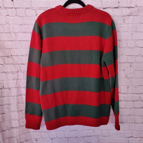 Maglione maglia MONDO Freddy Krueger Nightmare On Elm Street Horror maglione Lrg UOMO - Foto 5 di 5