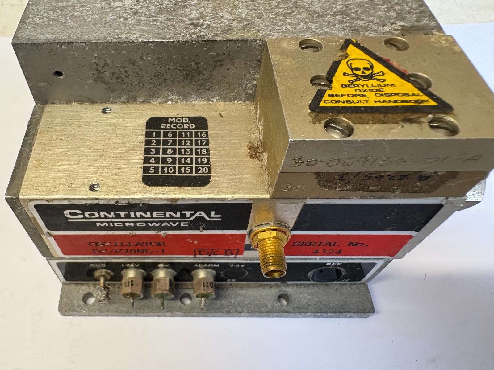 CONTINENTAL MICROWAVE PC/E20NL-1 RF OSCILLATOR