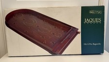 Jaques London Hit-a-pin Bagatelle Vintage Traditional Mahogany Wooden Game Boxed