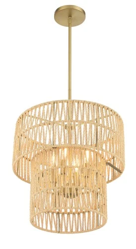 Minka Lavery 5044 Bungalow Heaven 4 Light 16"W Multi Light - Brass - Picture 4 of 11