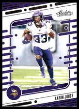 Aaron Jones 2024 Panini Absolute #71 Vikings NFL READ FREE SHIPPING AutographDen
