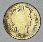 1909 S Barber Dime 90% Silver San Francisco Mint Liberty Head USA Tough Date
