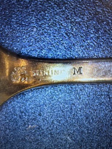 Whiting Manufacturing Company, Sterling Silver, ADAM, Teaspoon, 6” E. A. BROWN - Foto 9 di 9