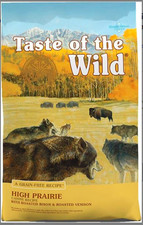 Taste of the Wild High Prairie Bison & Venison Dog Food 28lb - NEW 2.14 per pound