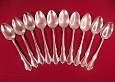 Set Of 10 Oneida Oneidacraft CHATEAU Teaspoon...