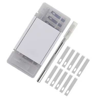 10-Blade 4# Aluminum Alloy Phone Back Cover Glass Remover Mobile Repair Tool Kit - Image 1 of 4
