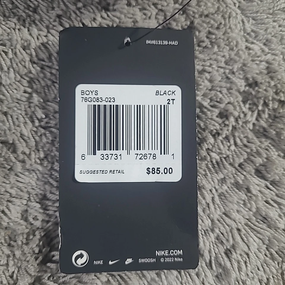 Nike Boy's Puffer Zip Up Puffer Jacket - Obsidian - Size 2T - 76G083 - Image 2 of 3