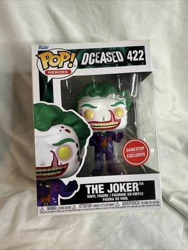 Funko Pop! Dceased the Joker Vinyl Figure #422 GameStop Exclusive