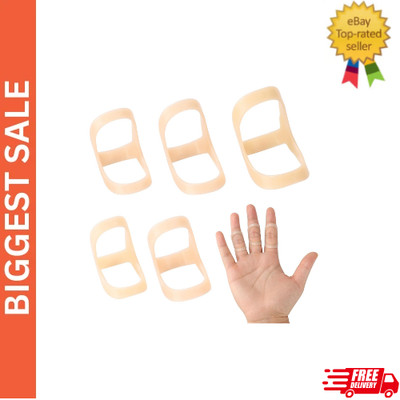  ️ CAGSIG Oval Finger Splints (5PCS Set)   Trigger Finger, Mallet Finger & Arth