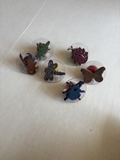 Bug stamps with knob- set of 6