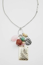 J.Jill -NEW Very Pretty Island Delight Cluster Pendant - NWT