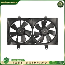 620-420 For 1996-1999 Infiniti I30 Dual Radiator Condenser Cooling Fan Assembly