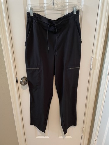 Athleta High Road Cargo Pant Black Womens 10