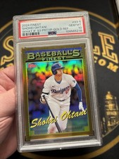 Shohei Ohtani 2024 Finest What if ‘93 Prototype Gold Refractor /50 PSA 10 💎