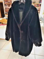 CACHAREL MANTEAU LONG 120CM " fausse fourrure" T 40