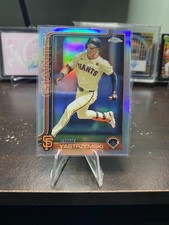 2025 Topps Chrome Refractor Mike Yastrzemski #40 Giants
