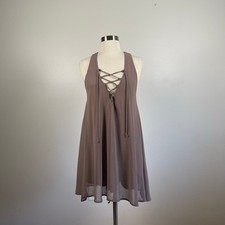 Show Me Your Mumu • Rancho Mirage Lace Up Tunic Dress Women's Extra Small XS