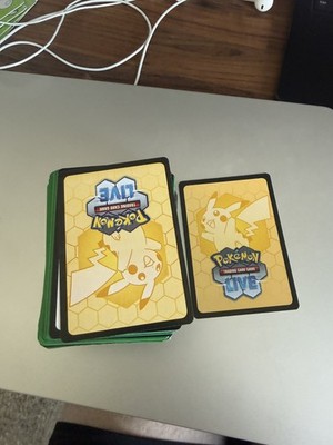 500 Pokemon Tcg New Codes Unused - will mail physical card codes 
