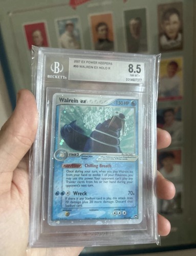 2007 EX Power Keepers #99 Walrein Holo Beckett 8.5 