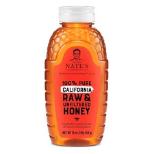 Nate's California 100 Pure, Raw  Unfiltered Honey - 16 16 Ounce Pack of 1 