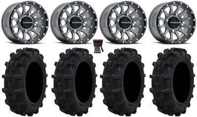 Raceline Trophy 14'' Wheels Grey 27'' Mud XC Tires Can-Am Defender