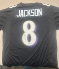 BALTIMORE RAVENS JACKSON #8 SIGNED FOOTBALL JERSEY W/ COA